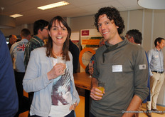 Astrid van der Helm (LTO) en Ruud van Leeuwen, Klondike