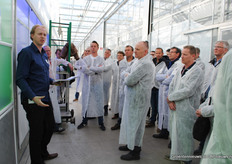 Bij de disco-kas, met de lichtproeven.