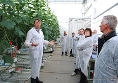 Komkommers in de 2SaveEnergy kas