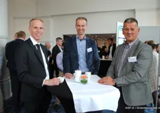 Arne van Aalst, Prominent, Wilco van den Berg van het GroentenFruit Huis, en Peter van Duijn, Van Duijn