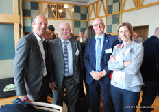 Rik Lootens, Syngenta, Luc Peeters, BelOrta, Chris De Pooter, BelOrta en Ingen Hanssen, DCM