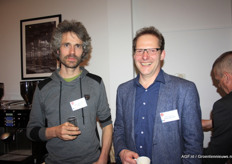 Filip Bronchart (Ilvo) en Leo Marcelis (Wageningen UR).