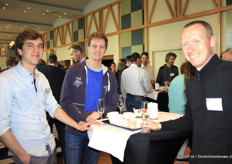 Bart van de Wal (UV Gent), Jonathan Vermeiren (UV Gent) en Dirk De Pauw (Phyto-IT).