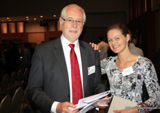 Jan Prinsen (Belgian Fresh Food Institute) en Gertrude Snoei (AGF.nl/Redacteur België).