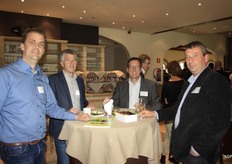 Marcel Biemans (CLTV), Erik Bastiaansen, Rinie van Tilburg (CLTV) en Peter Lenaerts (Hoogstraten).