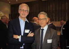 Sjors Kruiper (EFC en Fruitmasters) en Guy Lambrechts (Dep. Landbouw&Visserij).