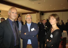 Bart Nicolai (VCBT) Guy Callebaut (BelOrta/GlobalGAP) en Ann Schenk (VCBT).