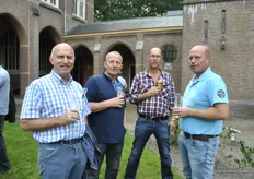 André Poldervaart, Bick van Geest, Harmen Oudwater en Remi van Geest