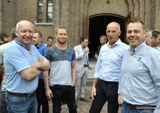 Wim Verberne, Mark van Oosterwijk, Jo Joosten en Marcel Janssen
