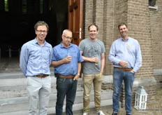 Martin Lekkerkerk, Jaap Souten, Piet Zijderveld en Gerard van de Heijkant