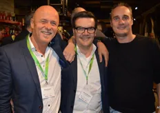 Piet Voskamp van Fox Fruit, Jan van der Kaden van STC International en Michel Tetteroo van The Greenery
