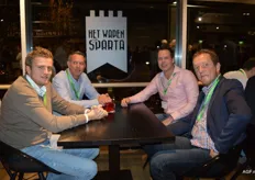 William Sonneveld (FV Seleqt), Marcel Pennings, Edwin van Leeuwen (Yex)en Johan Grootscholten van Green Career Consult
