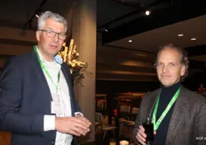 Gerrit Tijhof van Sismatec met Peter Bouman van Fruit Market International