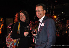 Caroline Nederpelt (Adomex) met Arjan van der Voort (Zentoo)