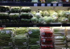 Diverse groenten, zowel uit Portugal als Spanje.