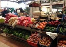 Diverse groenten uit eigen land.