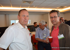 Geert Nell en Paul Bocxe van Bosman Van Zaal aan de koffie