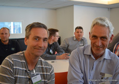 Jack van Winden van HSI en Peter Meeuwse van Meeuwse Handelsonderneming uit het Zeeuwse Goes