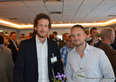 Jeroen Bakker (HortiMaX) en Albert Jan Foederer van Van Remmen UV Techniek