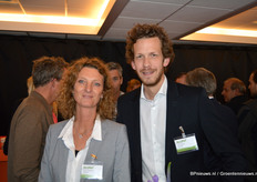 Alice van der Helm en Jeroen Bakker van HortiMaX
