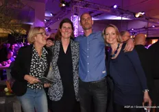 Joke van Schaijk, Sonja van Drogenbroek, Joost van Uitert en Mariska van Giessen