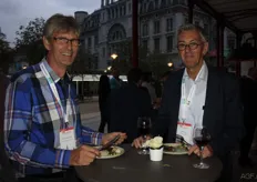 Bert Meulenbroek (Fresh Forward Breeding) en Ad Klaassen (Dutch Produce Association).