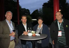 Nick Laister (DPS), Gert Noeyens (SVZ), Bieke de Vos (SVZ) en Mark Pixley-Young (DPS).