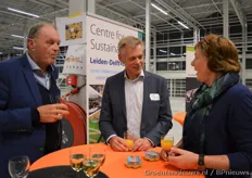 Laurens van Herk, Frans de Jong (Seed2Feed) met Marion van Nimwegen (opleidingscoordinator Masters of Food)