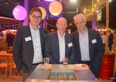 Christian Roelofs, Josef Dworok en Reinhard Nickel van Bekuplast GmbH.