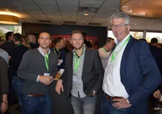 Romke van Velden van Sorma Benelux, Marnix van der Caaij van Quality Pack BV en Gerrit Tijhof van Sismatec.
