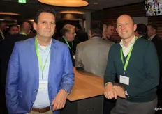 Enrico de Kovel van Goldfish ICT Services met Marcel Schers van XPol.