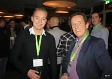 Dylan van Raaij (DOOR Partners) met Johan Grootscholten (Green Career Consult).