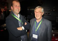Maarten Schrijvershof (Schrijvershof) en Leo Pels (Leo Pels Import) waren ook aanwezig op de AGF-Kennisdag in Rotterdam.