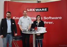 Het team van softwareontwikkelaar LexWare: Zlatko Zdravkovic, Mario Schweder en Clarissa Schleffler