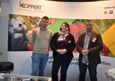 Het team van Koppert Deutschland GmbH: Philipp Hermen, Daniela Ziegler en Hans Walkenbach