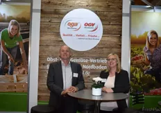 Kurt Halder en Claudia Krätzel vertegenwoordigen het telersverbond OGA-OGV Nordbaden