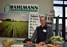 Bernd Bahlmann, eigenaar van Bahlmann aspergecultivatie