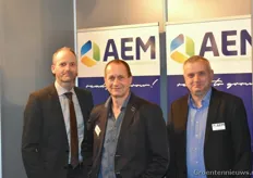 Mark Slegers, Jac Kempen en Jan Hendriks van AEM