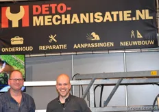 Dennis van der Sterre en Tom van den Beuken van Deto Mechanisatie