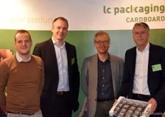 Ruud den Boer, Eelco Rijnhout, Willy Gorissen en John Gielen van LC Packaging Netherlands