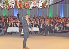 "Jeroen van Heijningen pitchte met Greenport Hub. Het draait allemaal om 'Kennis is de kiem". Dit initiatief komt vanuit TU Delft"