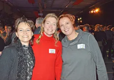 Agnes van den Berg (Magnifiq), Lenny Dijkshoorn (Westland on Stage) en Anja Vijverberg (Berg Hortimotive)