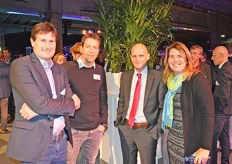 Ted Vollebregt (Klasmann Deilmann, Edwin Grootscholten (EG Services), Marco van Leeuwen (Rijk Zwaan) en Marielle van Bommel