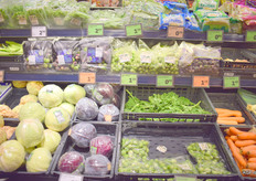 Diverse soorten spruiten, ook een mix van paarse en groene