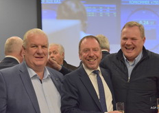 Curd Vanmarcke (Vergro), BelOrta-directeur Filip Fontaine en Jos Rouschop