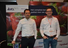 Klaas de Boeck en Roel Bloemert van ICL Specialty Fertilizers.