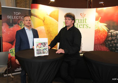 Harrie Jonker en Martien Bakker van Fruitmasters.
