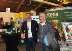 Boudewijn van der Wal van Kreling aardbeien en Gian Piels van Nedcool waren vandaag ook druk relaties aan het bezoeken.