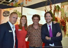 Barry de Jong, Nicole Schelling van RedStar met Ed Smit van Ideavelop en Boy de Nijs van HortiMaX