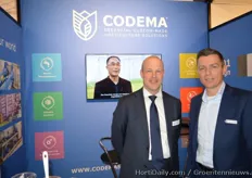 Werner van Mullekom van Codema & Bert-Jan Nolden van Hoogendoorn. Codema viert dit jaar het zestigjarig bestaan!